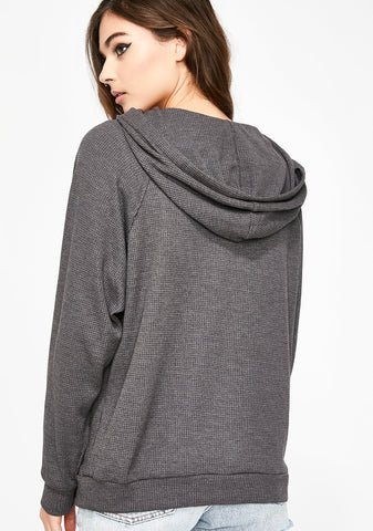 Smoke Just Wanna Laze Thermal Hoodie