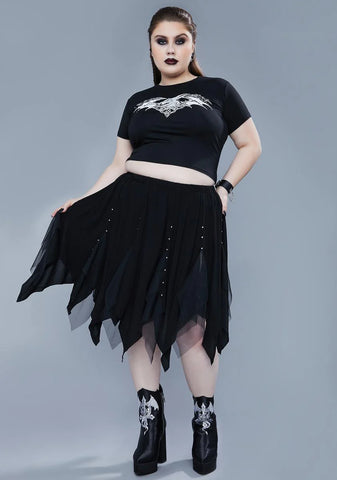 I'll Light The Fire Midi Skirt