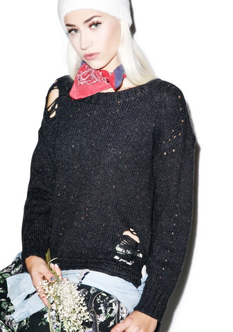 Dinner Party Sweater - White