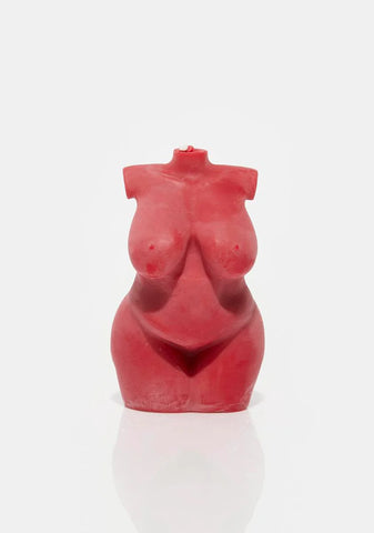 Hot Pink Queen Body Candle