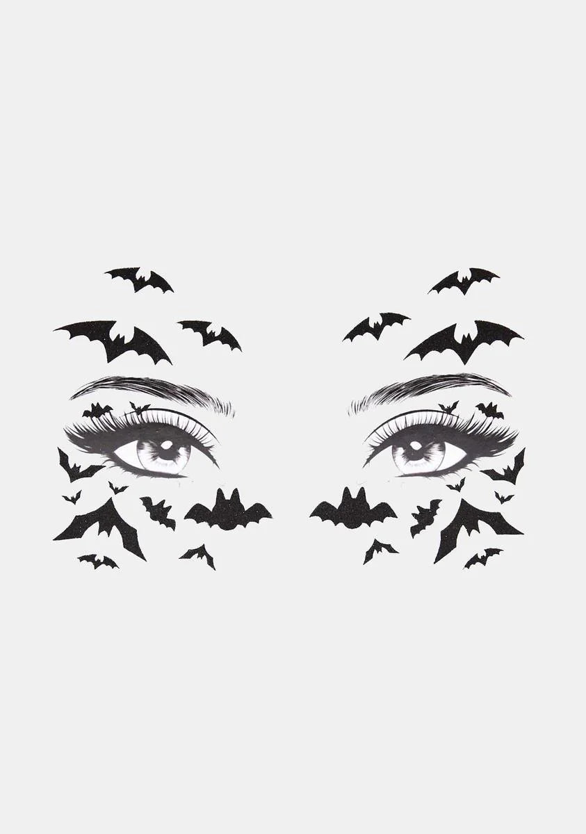 Bat Face Stickers