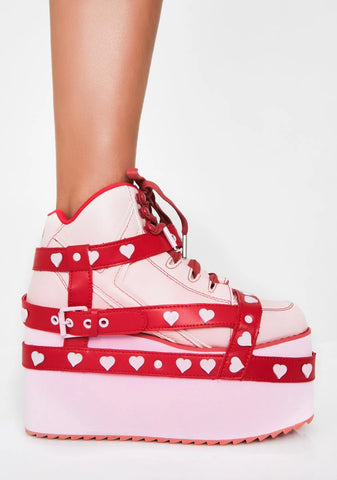 Qozmo Heart Platform Sneakers