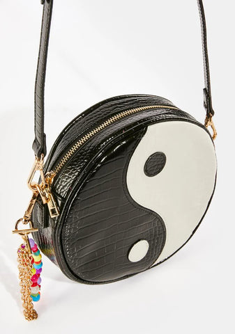 Peace Yin Yang Crossbody Bag