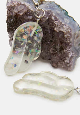 Fairy Wings Glow Drop Earrings