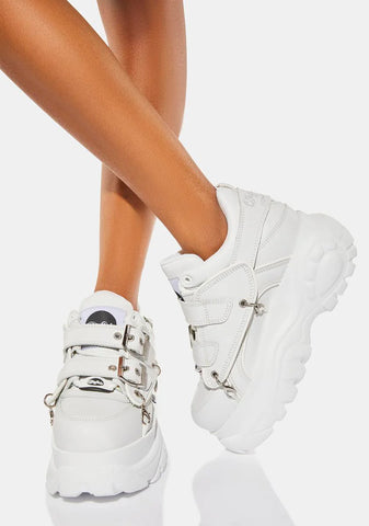 Buckle Classic Low Leather Sneakers