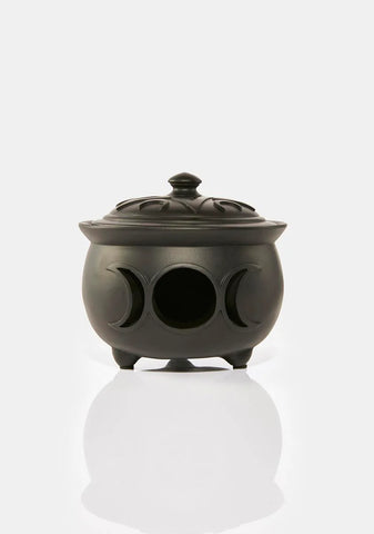 Triple Moon Cauldron Pot