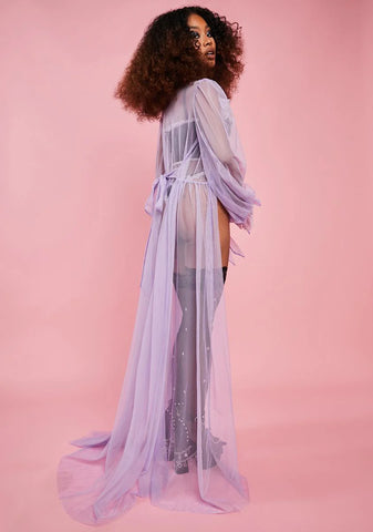 Celestial Signs Sheer Robe