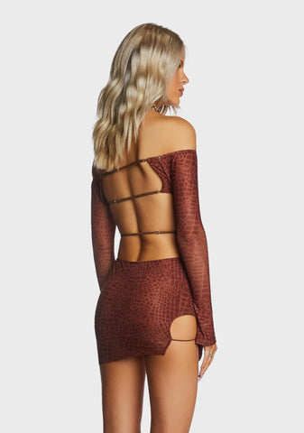 Cocoa Get Some Mesh Mini Dress