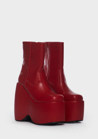 Spicy Say What You Mean Platform Boots