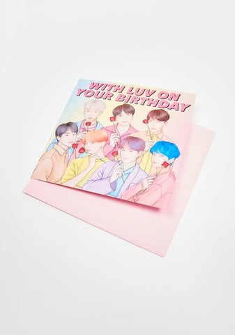 With Love & Roses Bday Card