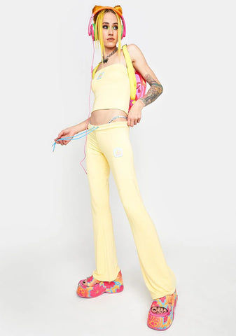 Yellow Aloha Pants