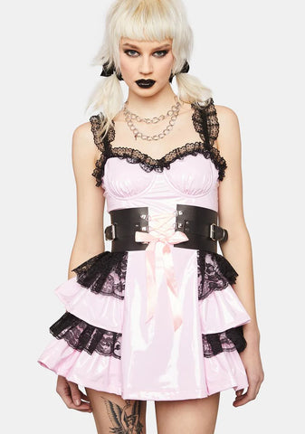 Deep Thoughts Lace Up Waist Belt