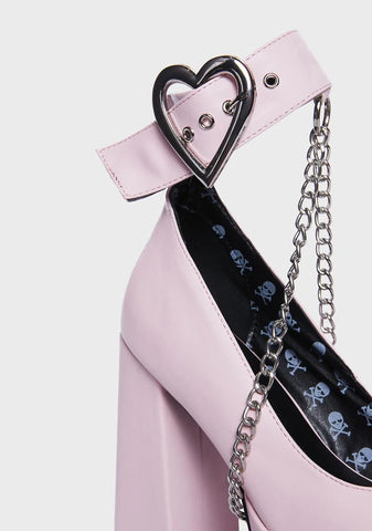 Talk To Me Platform Heels