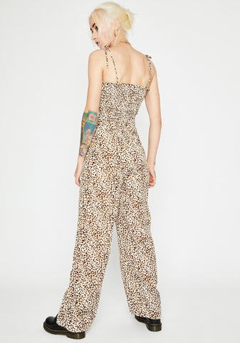 Kitten Club Leopard Jumpsuit
