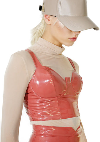 Video Girl Vinyl Bustier