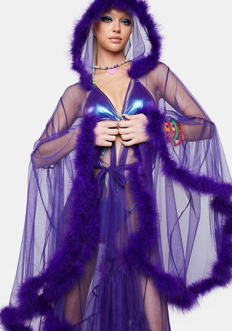 Royal Lady Luxxx Feather Robe