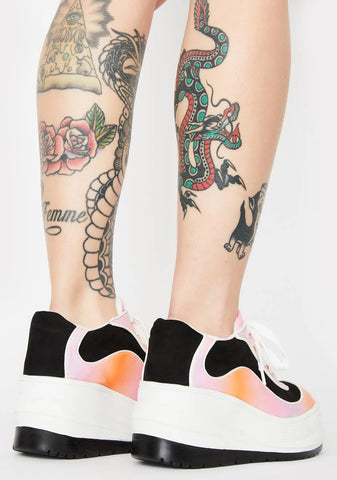 Wipe Out Tie Dye Sneakers