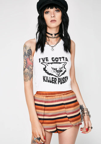 Make Ur Mark Striped Shorts