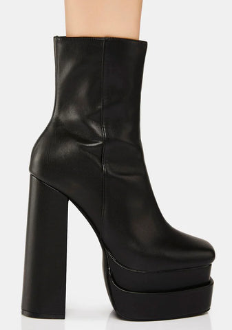 Supine Platform Ankle Boots