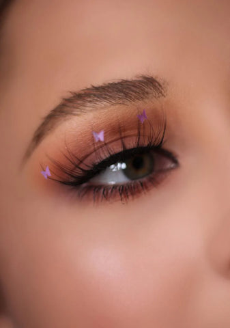 Purple Flutter Lashes