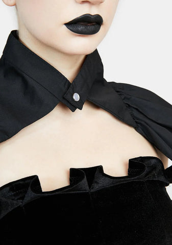 Talk Of The Town Ruffle Collar