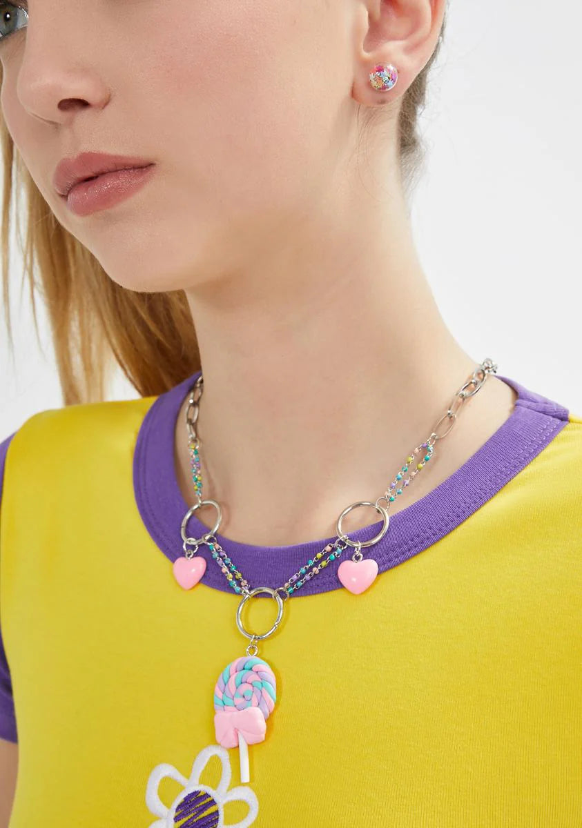Cutest Convos Lollipop Necklace
