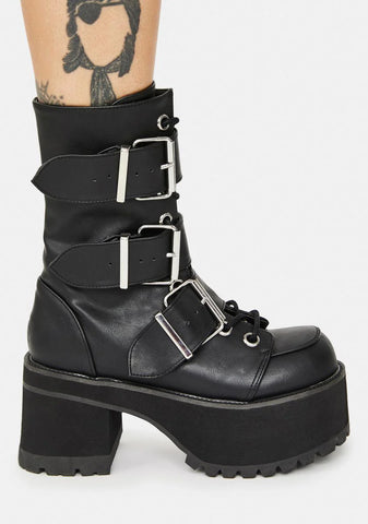 Ranger Platform Ankle Boots