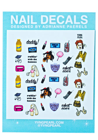 Ugh As If Nail Decals