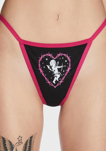 Cupid's Heart Thong Panty