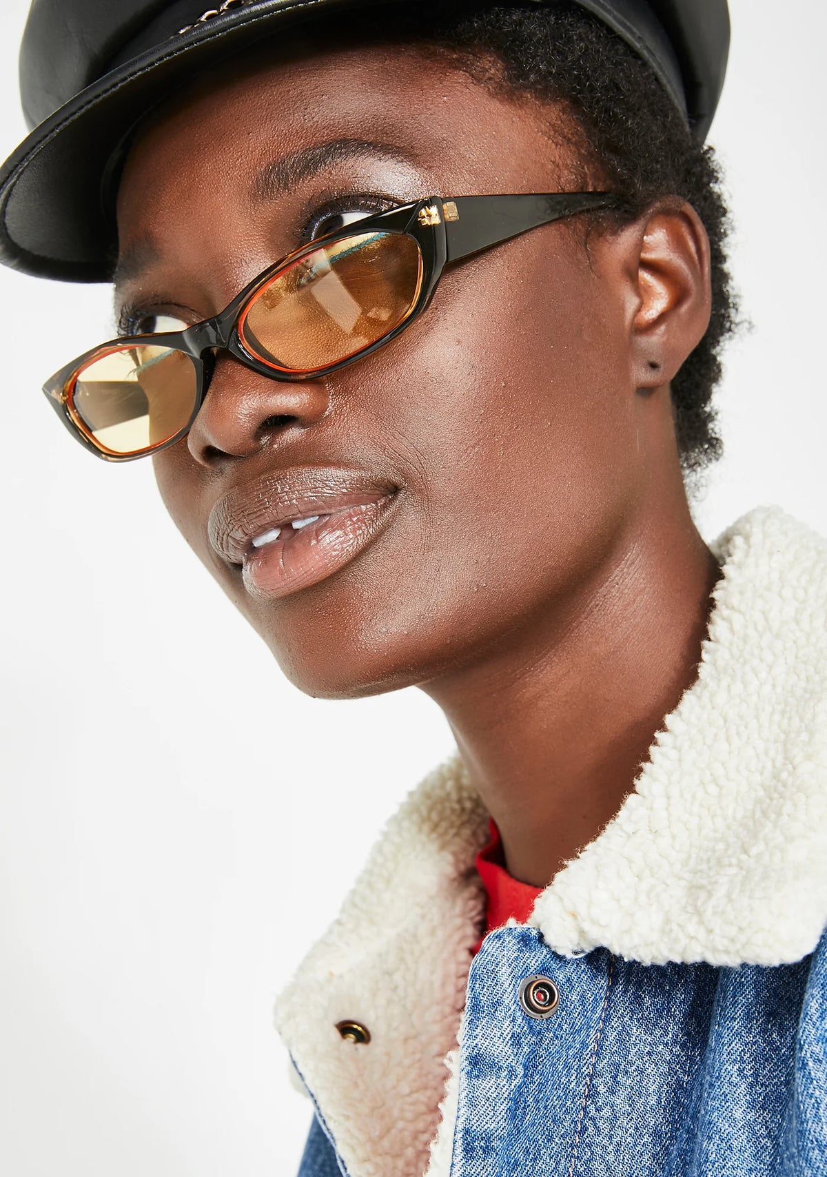 Amber Can't Buy Love Rectangle Sunglasses