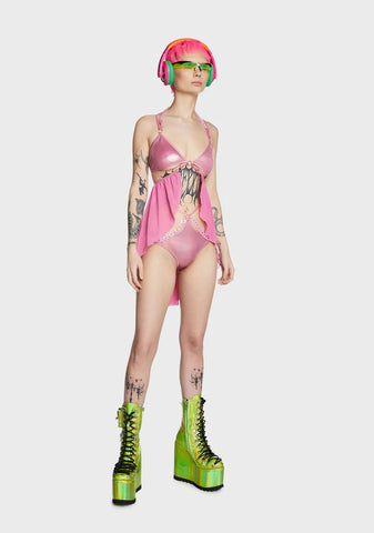 Back For Revenge Bra Top - Pink