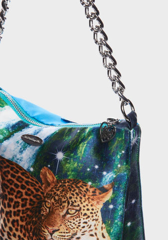 Leopard Butterfly Tote Bag