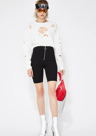 Rotten To The Core Biker Shorts