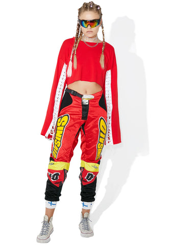 Finish Line Lace-Up Sweatshirt