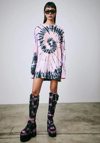 Dizzy In My Head Tie Dye Tee