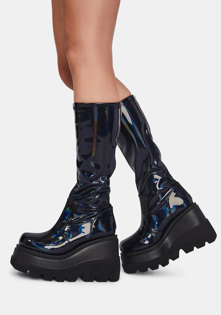 Shaker-65 Platform Knee High Boots