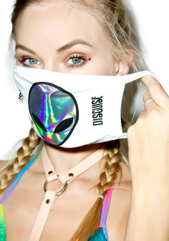 X Disguise Alien Face Mask
