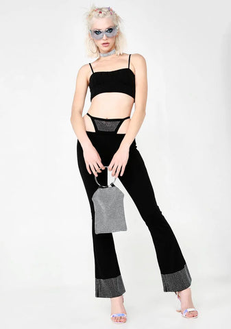 Bling Royalty Thong Pants