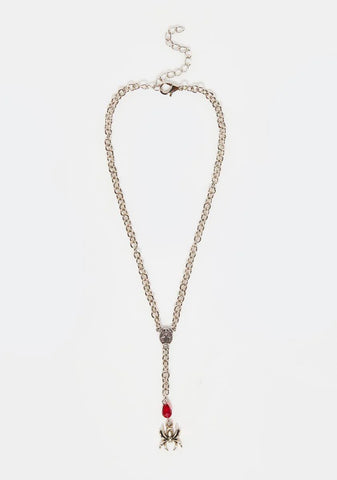 Maleficent Rosary Necklace