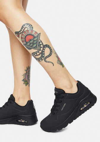 Black Stand On Air Uno Sneakers