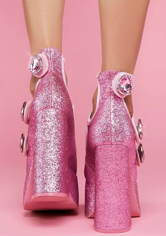 Down To Play Platform Heels