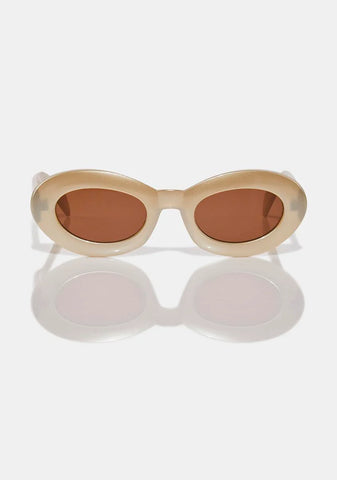 Marigold Pearl Cat Eye Sunglasses