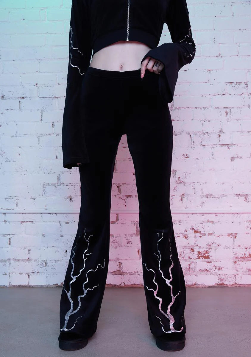 Hidden In Darkness Velour Track Pants