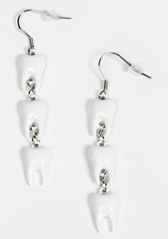 Show Ur Pearly Whites Drop Earrings