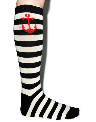 Anchor Stripe Socks