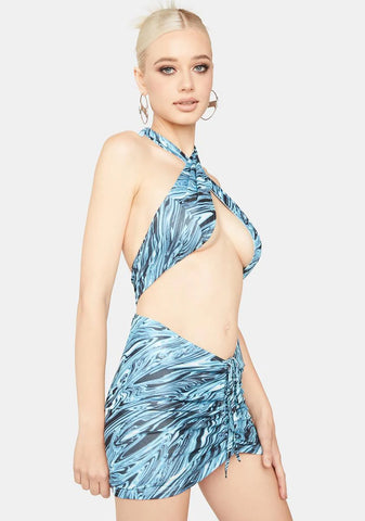 Ride That Wave Mini Dress