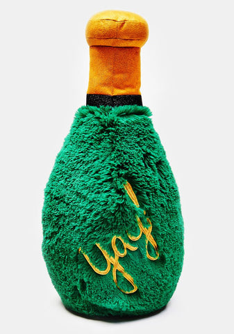Champagne Bottle Stuffed Toy