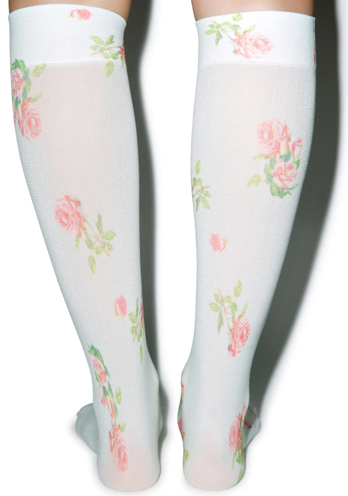 Vintage Rose Knee High Sox