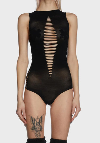 Obsessed Night Ripped Bodysuit