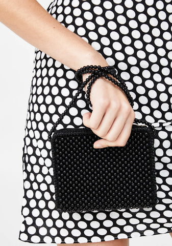 Pearl On Point Beaded Purse